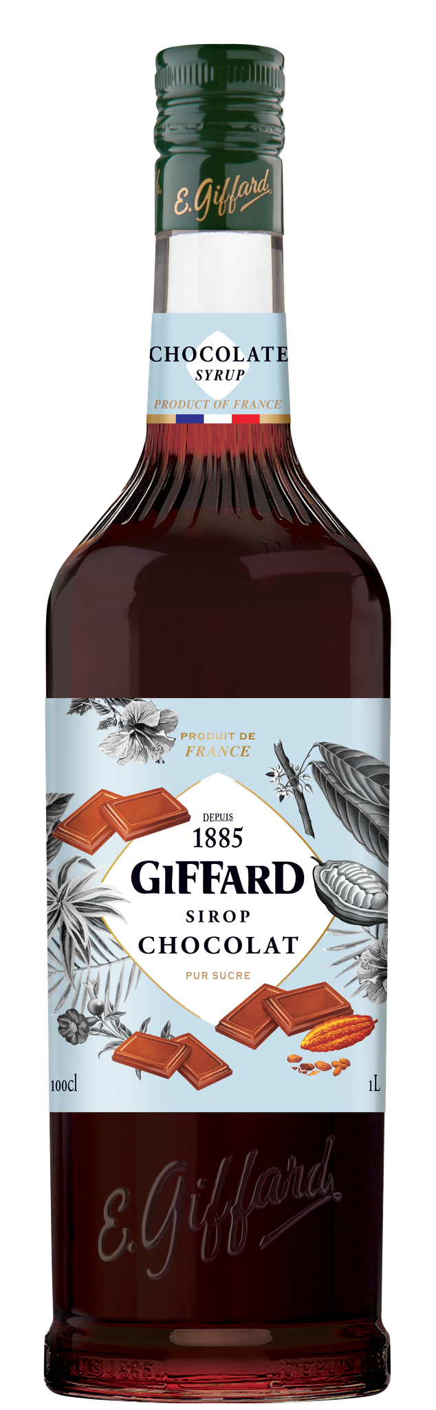 Giffard Schokolade dunkel Sirup 1,0l