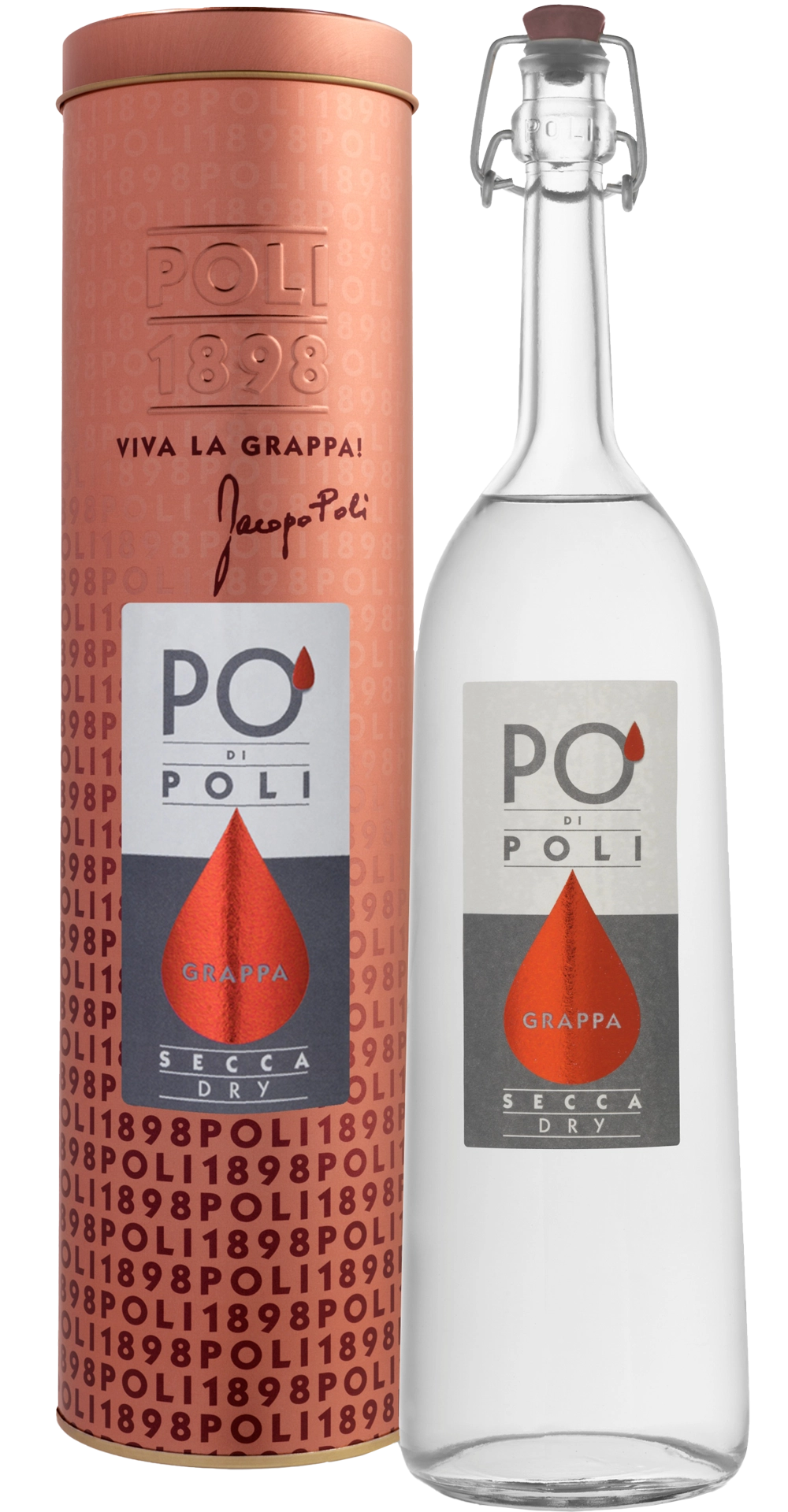 Poli Grappa | Po di Poli Secca | 40% vol. 0,7 L