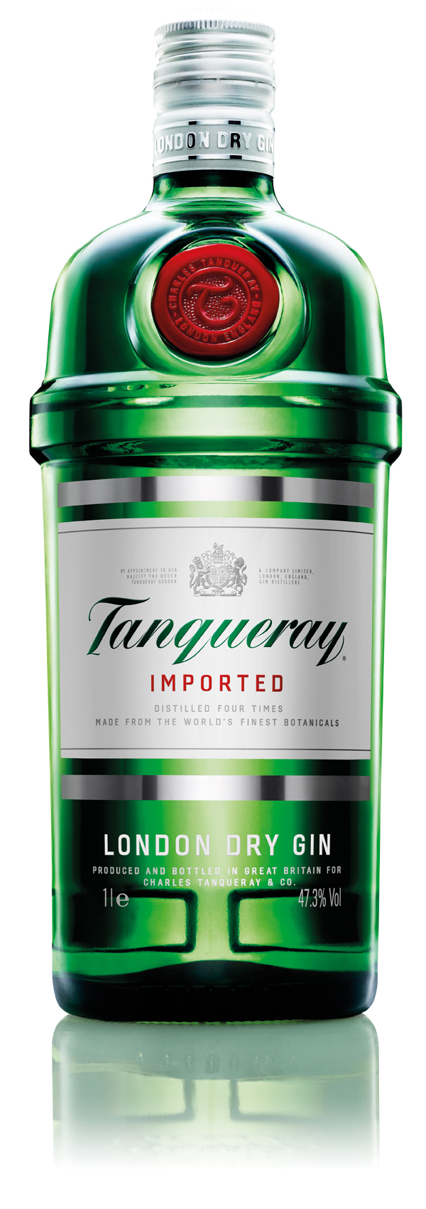 Tanqueray London Dry Gin 47,3% vol. 1,0l - LITERFLASCHE