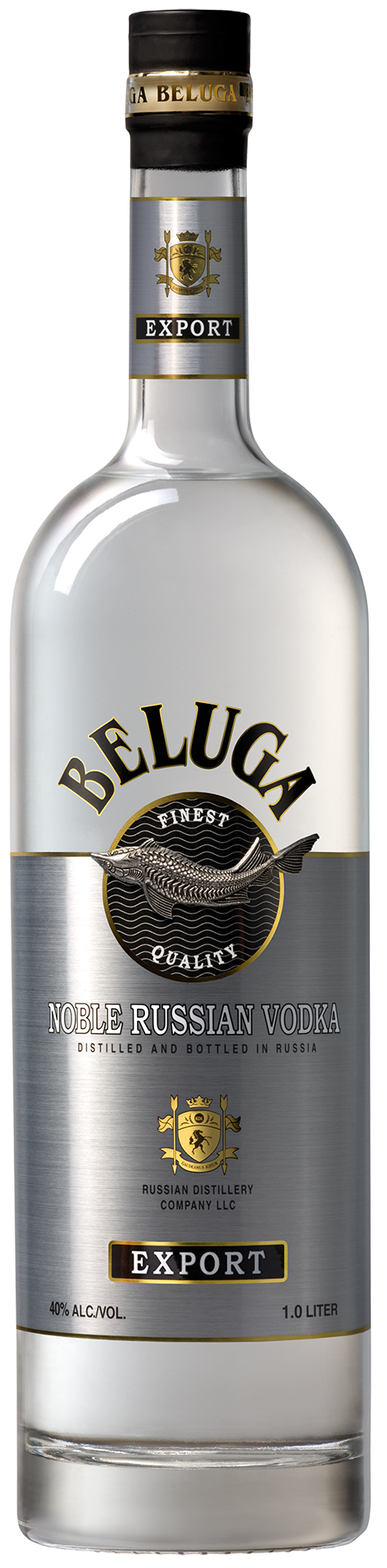 Beluga Noble 40%vol. 1,0l - LITERFLASCHE