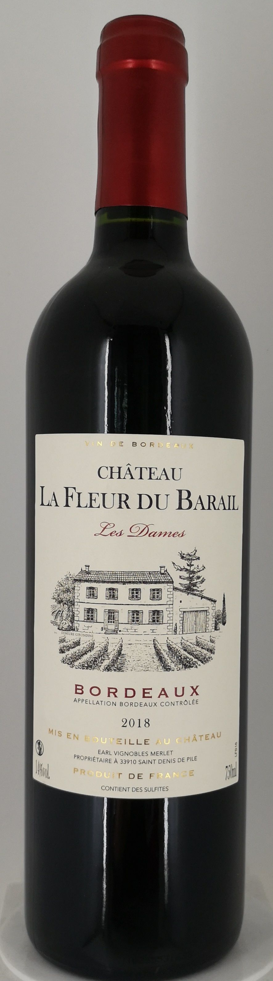 Château La Fleur du Barail - Les Dames - Bordeaux - 2018