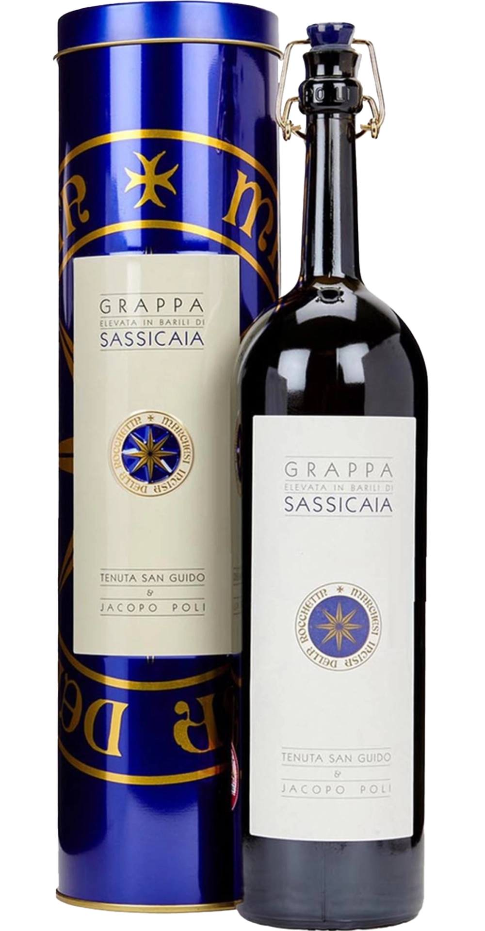 Poli Grappa | Barili di sassicaia | 40% vol. 0,5 L