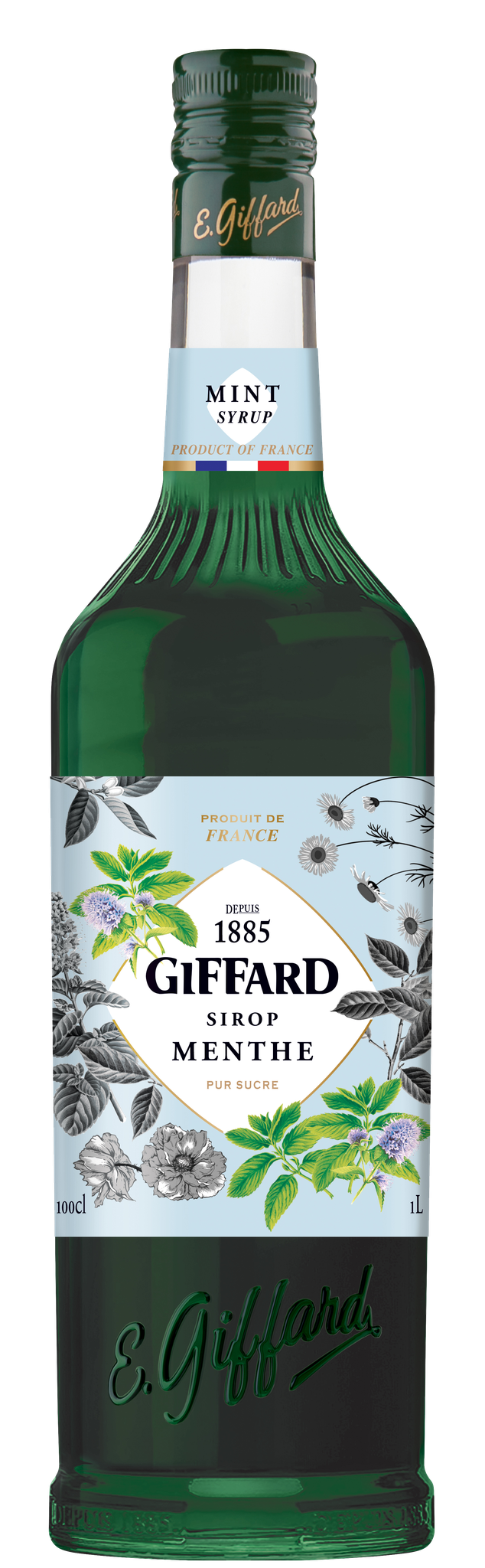 Giffard Minze Grün Sirup 1,0l