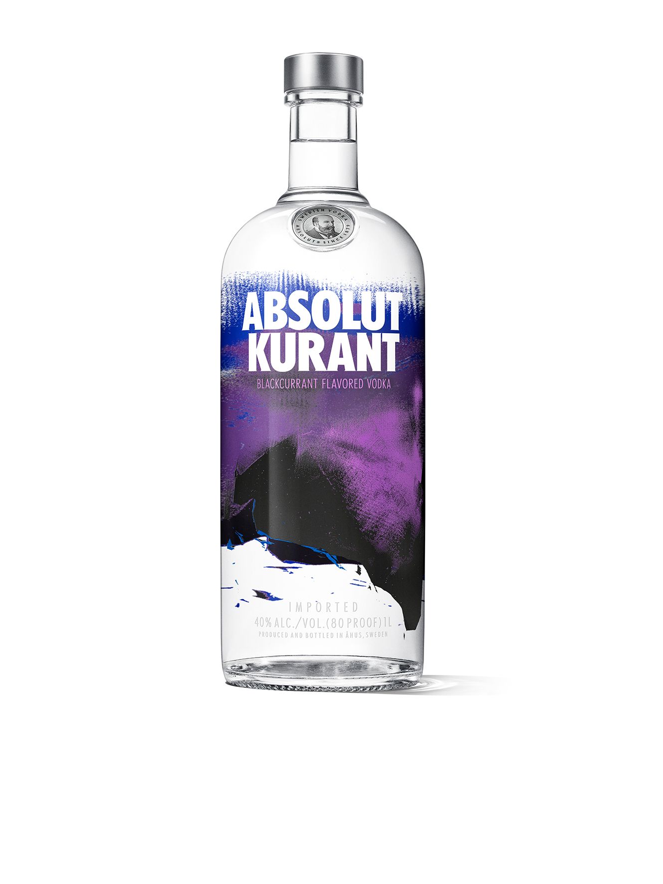 Absolut Vodka Kurant (Johannisbeere) 40%vol. 1,0l - LITERFLASCHE