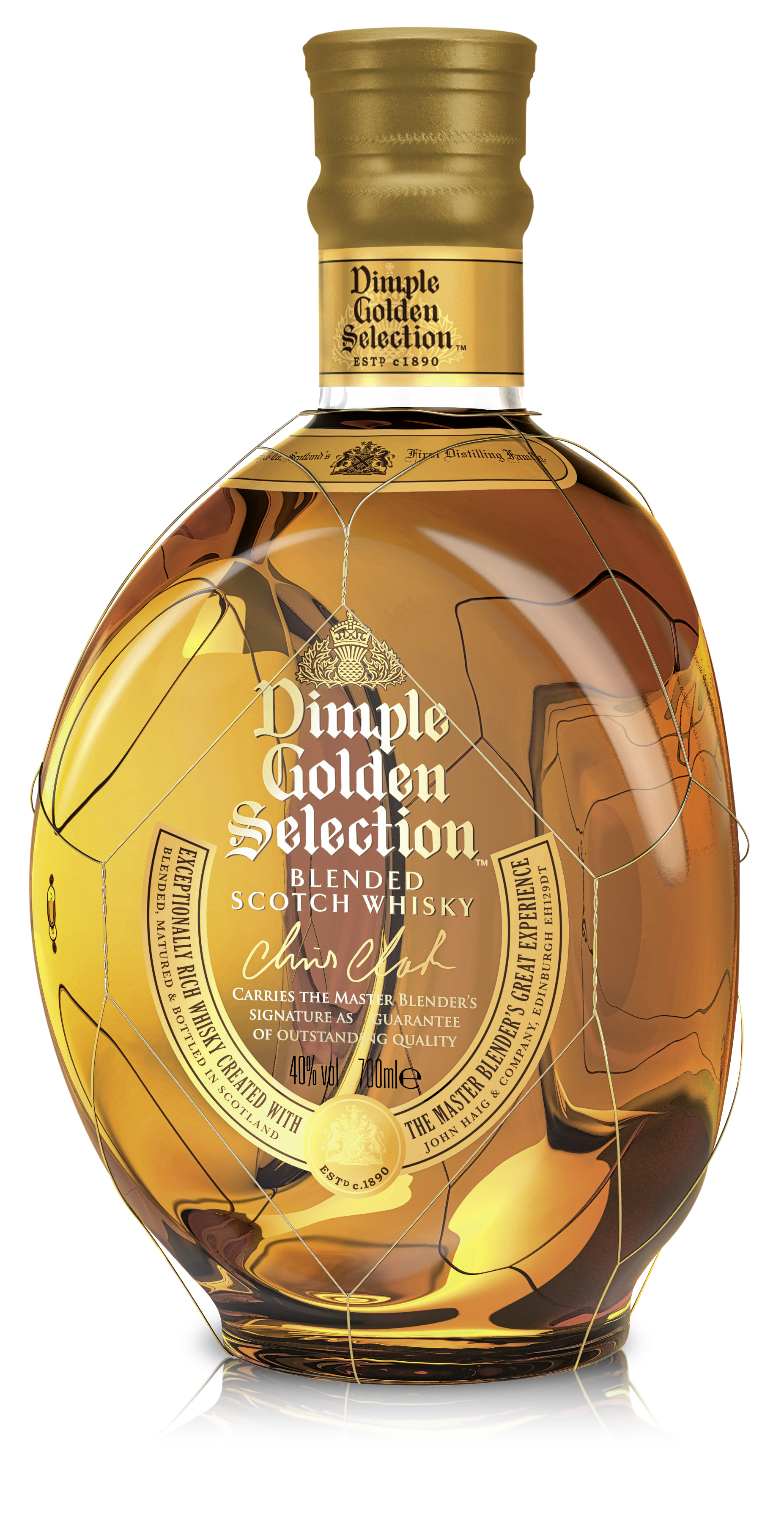 Dimple Blended Scotch Whisky Golden Selection 40%vol. 0,7l