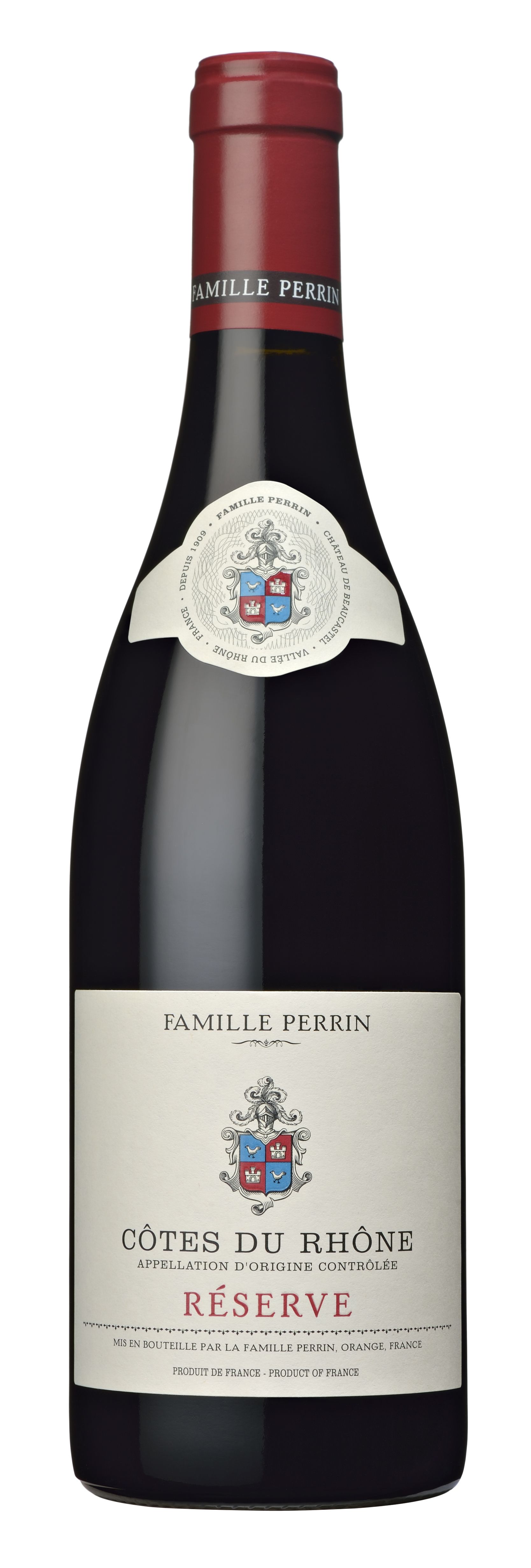 Côtes du Rhône AOC - 2021 - Reserve Rouge - Famille Perrin