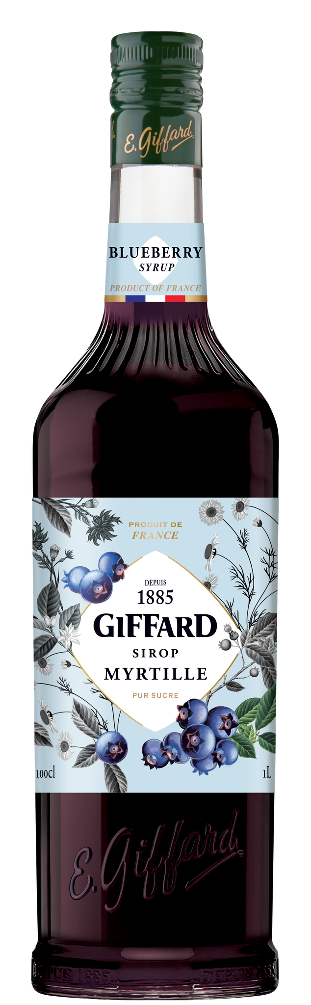 Giffard Heidelbeere Blaubeere Sirup 1,0l