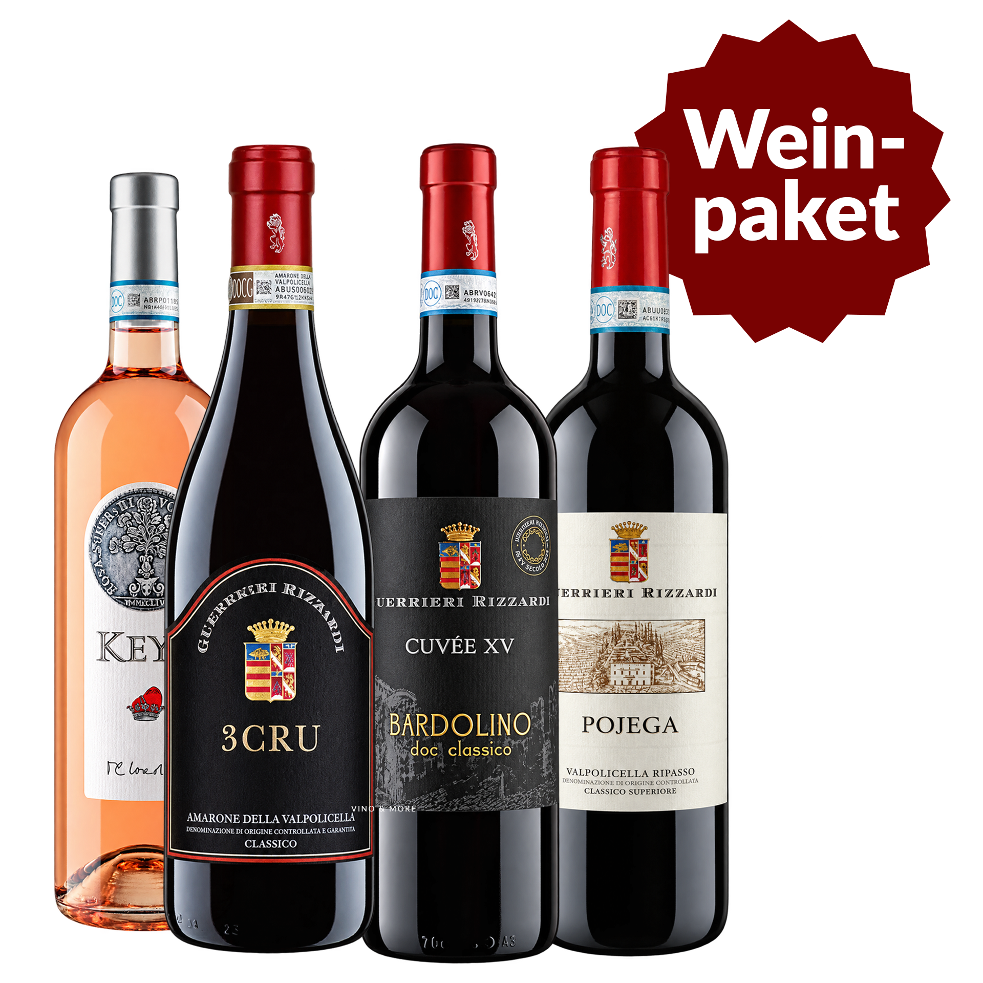 Weinpaket 4 Flaschen Guerrieri Rizzardi Highlights