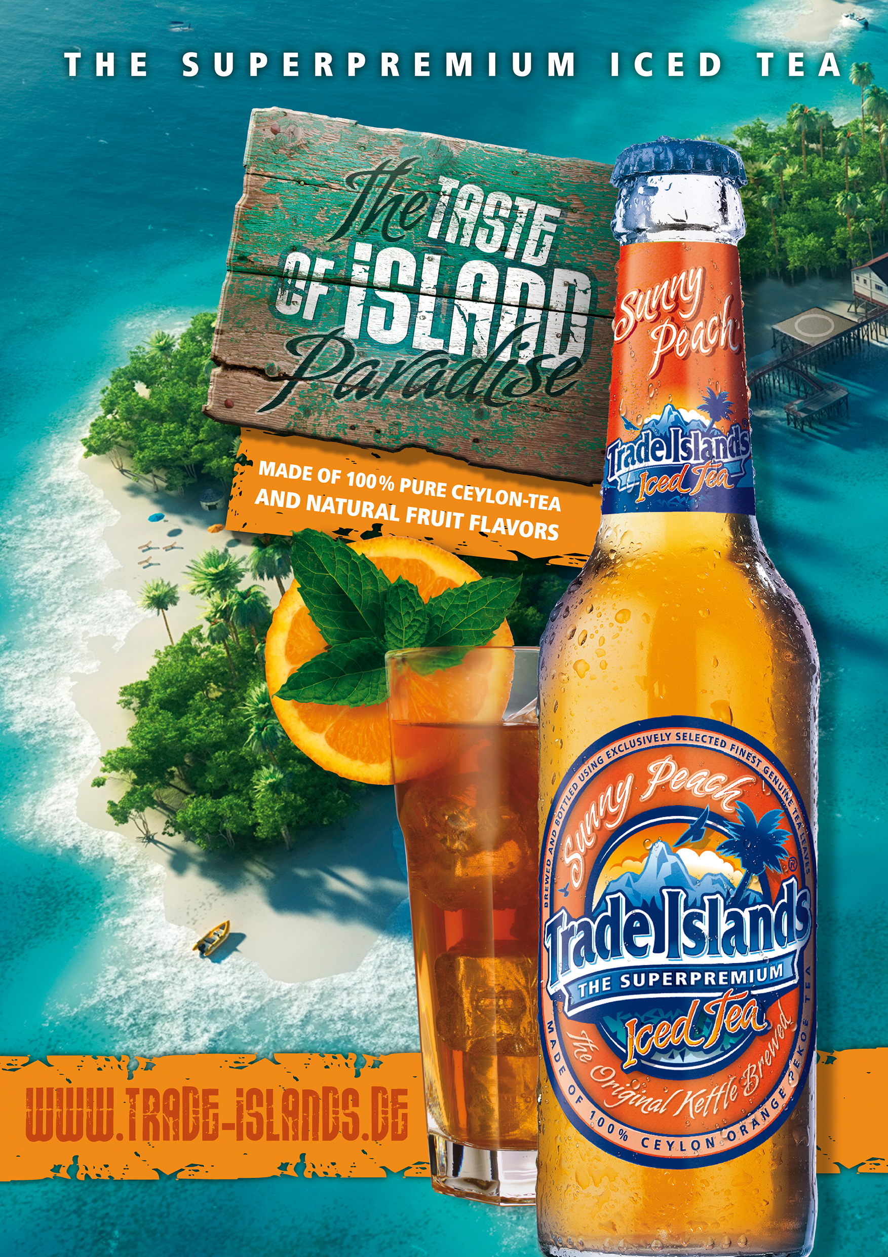 Trade Island Iced Tea Sunny Peach 24x0,33 l