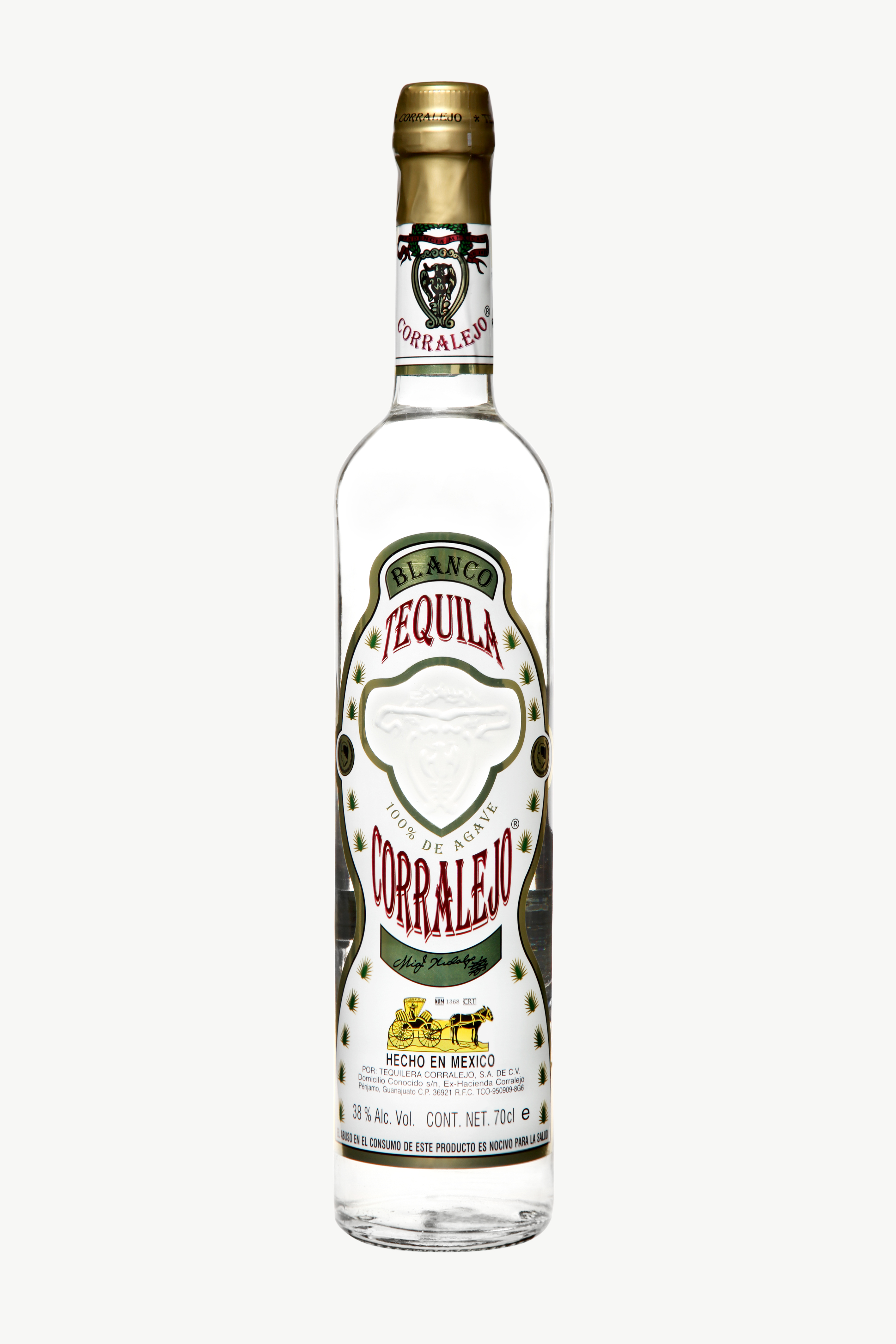 Corralejo Blanco Tequila 38%vol. 0,7l - 100% Agave
