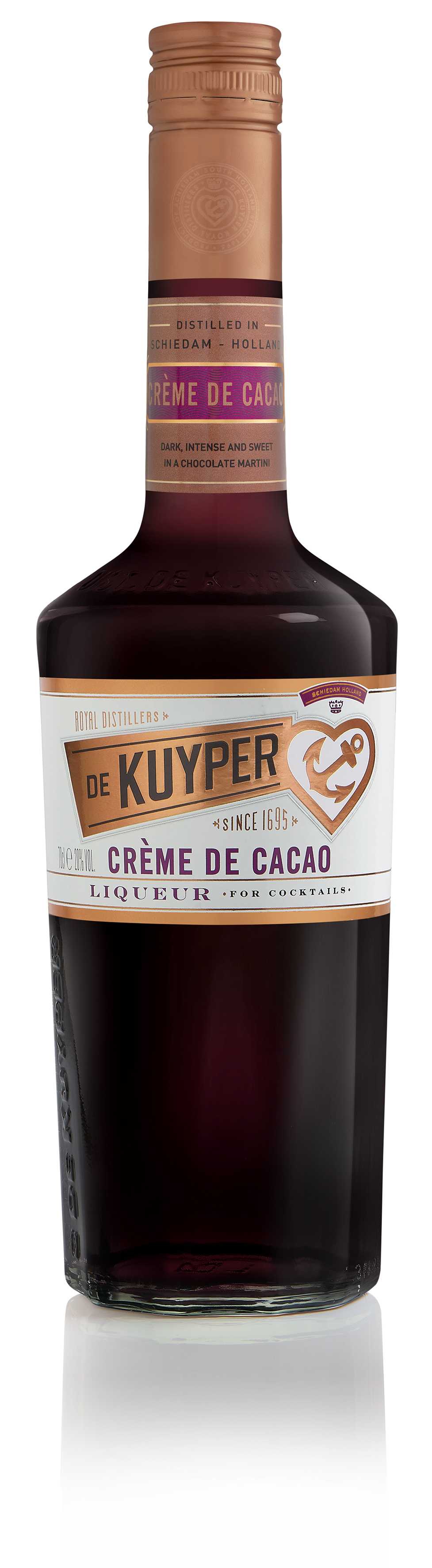 De Kuyper Creme de Cacao Black Likör 20%vol. 0,7l