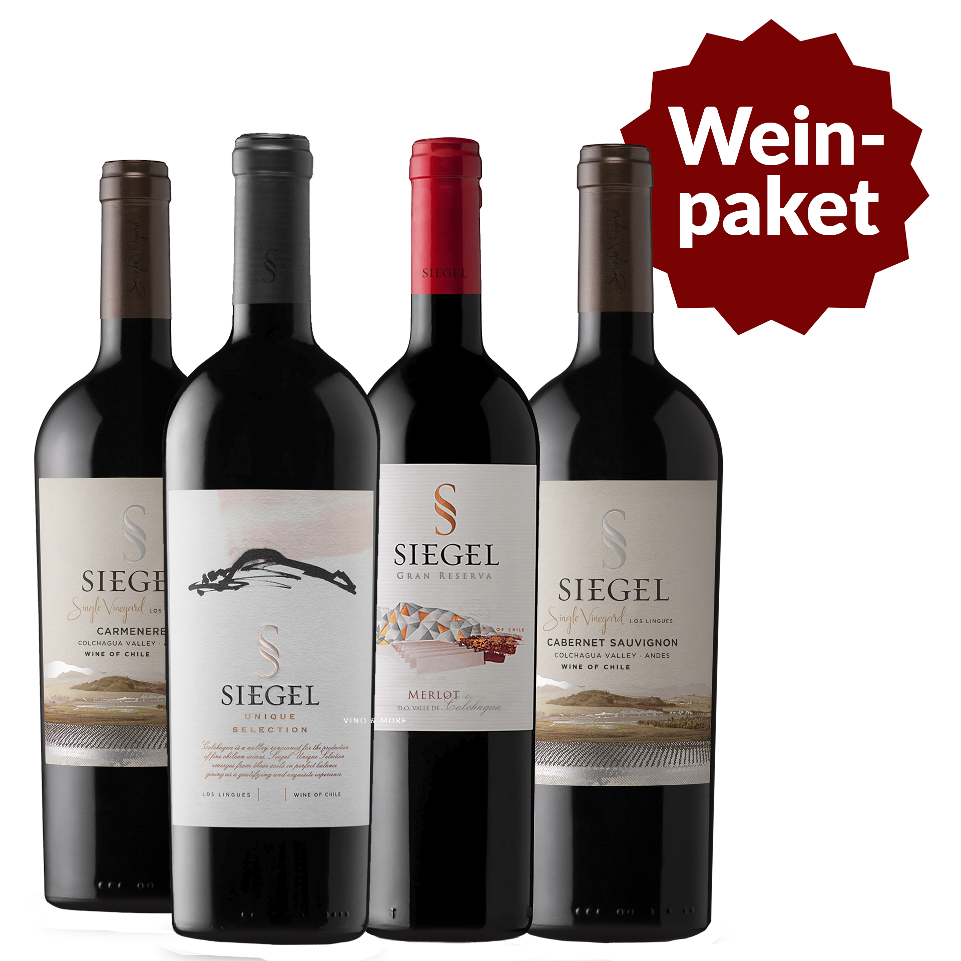 Weinpaket 4 Flaschen Vina Siegel Highlights