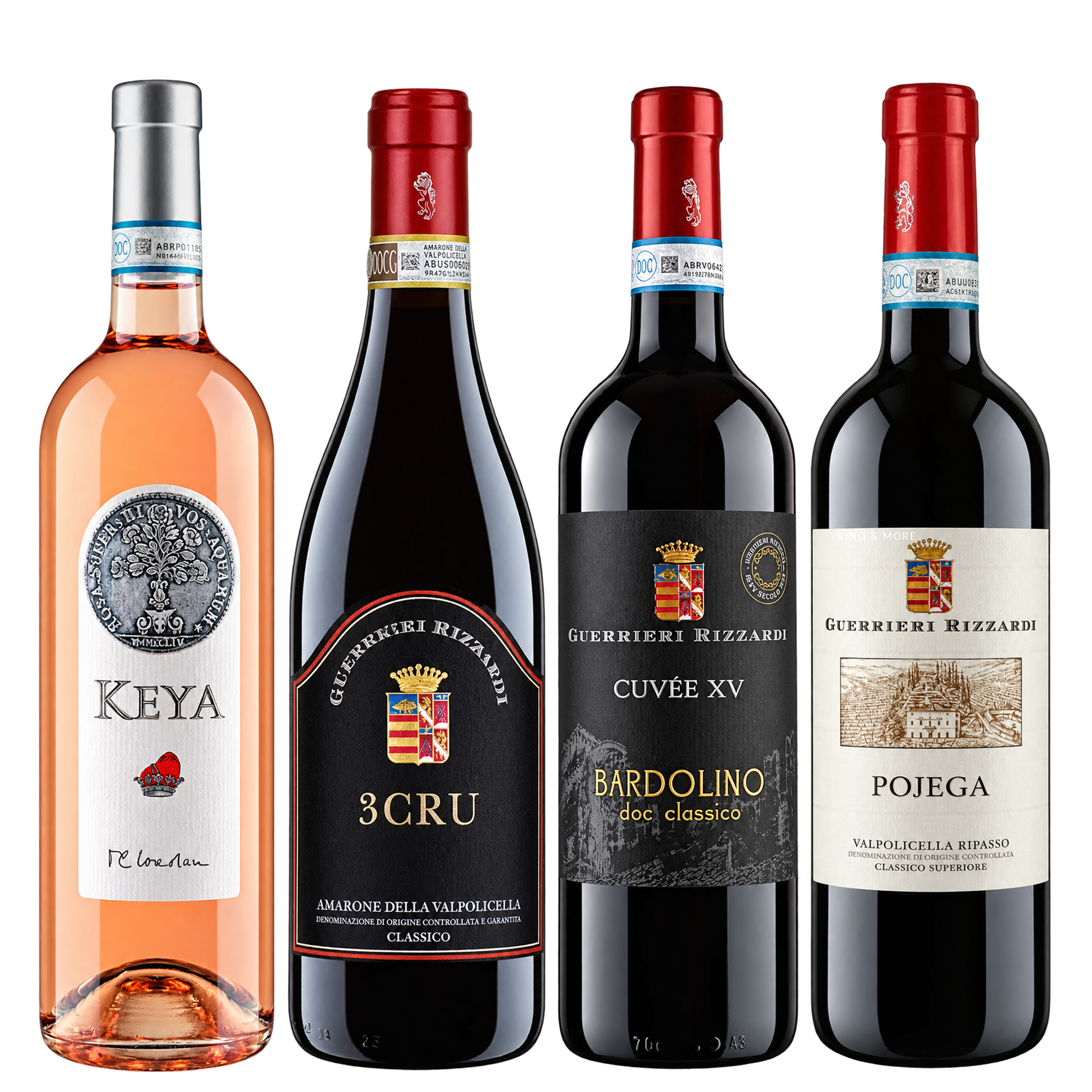Weinpaket 4 Flaschen Guerrieri Rizzardi Highlights