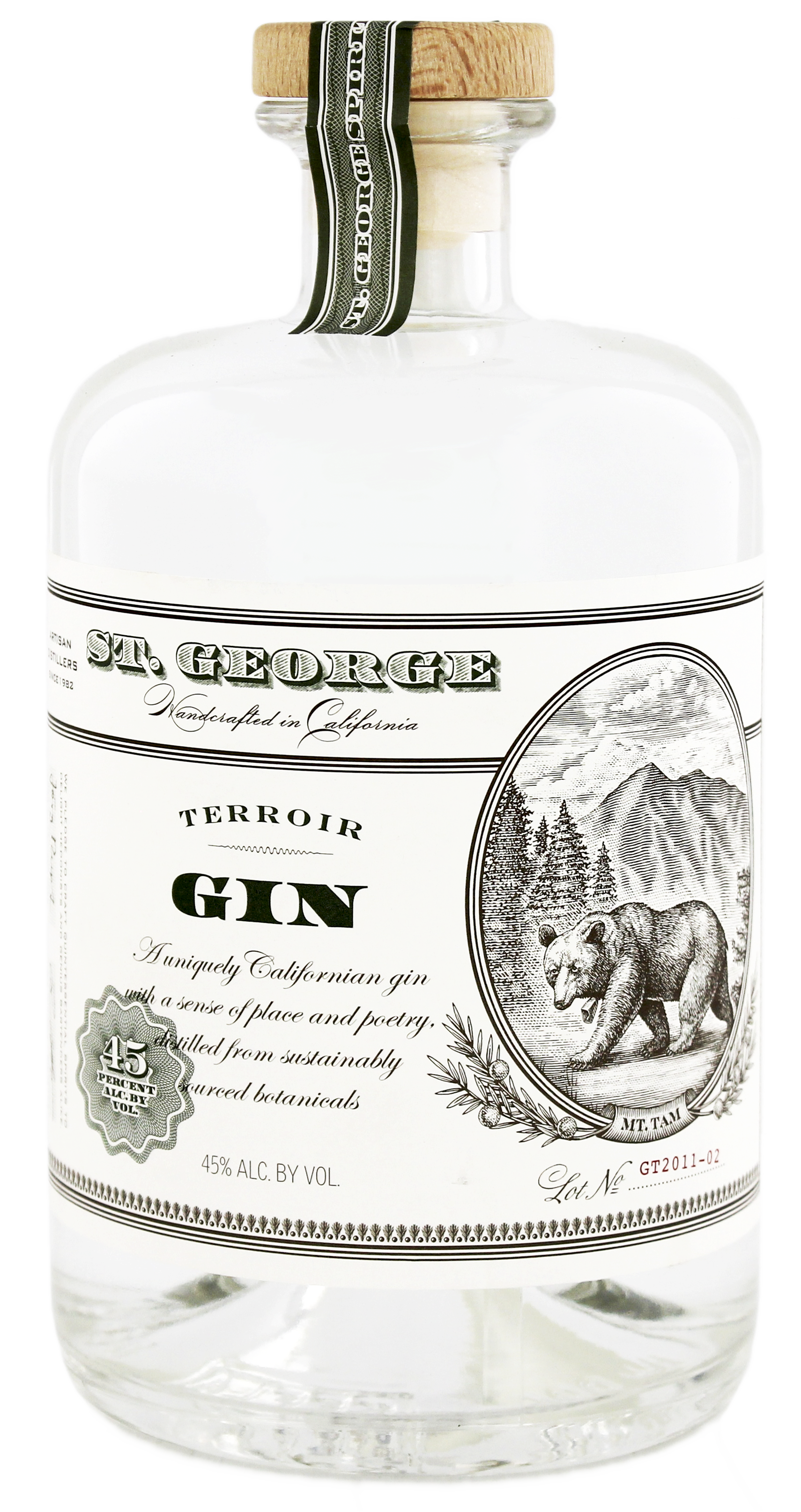 St. George Terroir Gin 45%vol. 0,7l