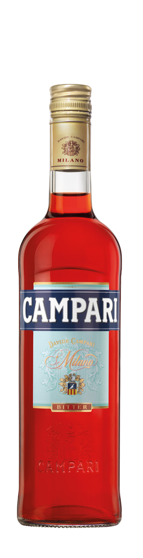 Campari Bitter Aperitif - 25%vol. 1,0l - LITERFLASCHE